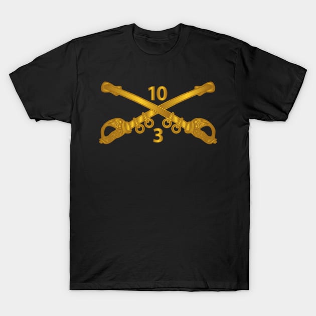 3rd Battalion - 10th Cavalry Branch wo Txt T-Shirt by twix123844